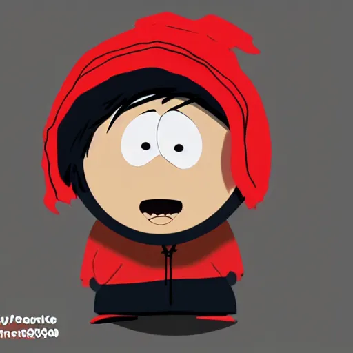 Image similar to kenny from south park in real life, high quality, ultra detail, 8 k, 4 k uhd, realistic, hyperrealistic, trending