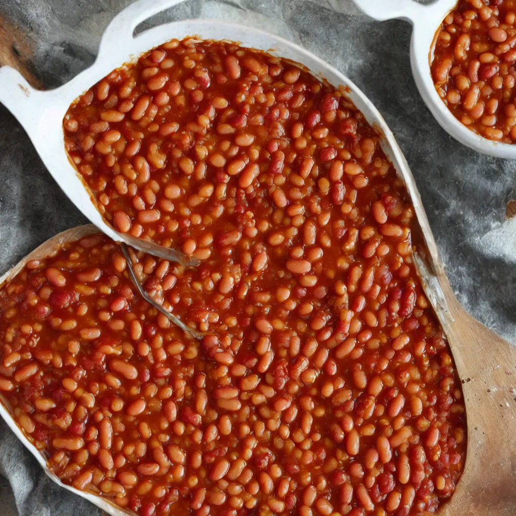 Prompt: baked beans