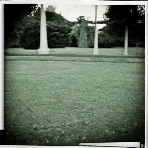 Prompt: gameboy camera dmg gbc photo of a peaceful day at the park. monochrome green and black.