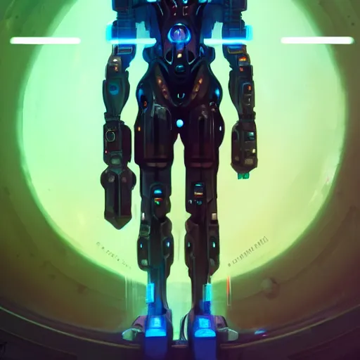 Prompt: a full body portrait of a cybernetic man, centered in the frame, cyberpunk concept art by pete mohrbacher and wlop and artgerm and josan gonzales, digital art, highly detailed, intricate, sci-fi, sharp focus, Trending on Artstation HQ, deviantart, unreal engine 5, 4K UHD image