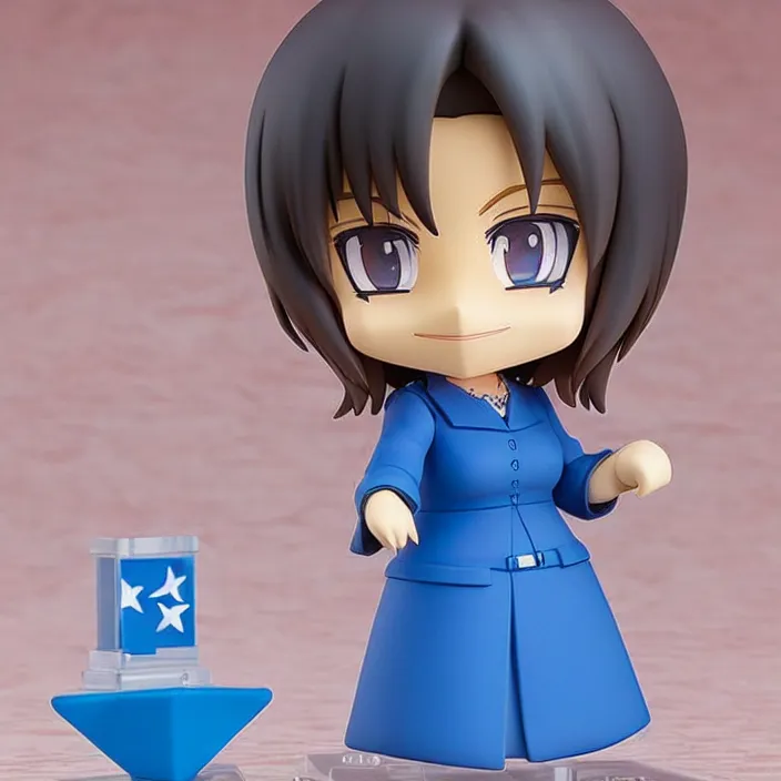 Prompt: hillary clinton, an anime nendoroid of hillary clinton, figurine, detailed product photo