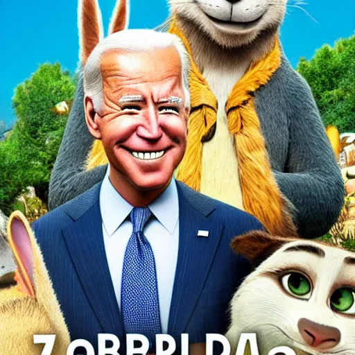 Prompt: Joe Biden in Zootopia