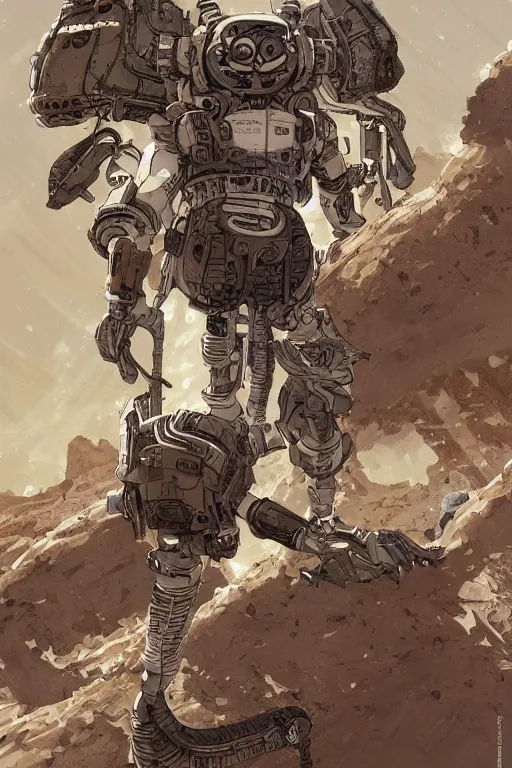 Image similar to anthropomorphic rodent with white and black ancestral ornate japanese tactical gear on an abandonment desert planet, high intricate details, long shot, rule of thirds, golden ratio, graphic novel by fiona staples and dustin nguyen, by beaststars and orange, peter elson, alan bean, studio ghibli, makoto shinkai