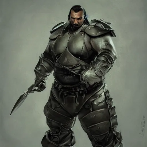 Image similar to tattoo design, a professional painting of a beautiful young obese steven seagal, partially clothed in battle armor, olive skin, long dark hair, beautiful bone structure, symmetrical facial features, intricate, elegant, digital painting, concept art, smooth, sharp focus, illustration, from Metal Gear, by Ruan Jia and Mandy Jurgens and Greg Rutkowski and Artgerm and William-Adolphe Bouguerea and artgerm, cat girl, anime