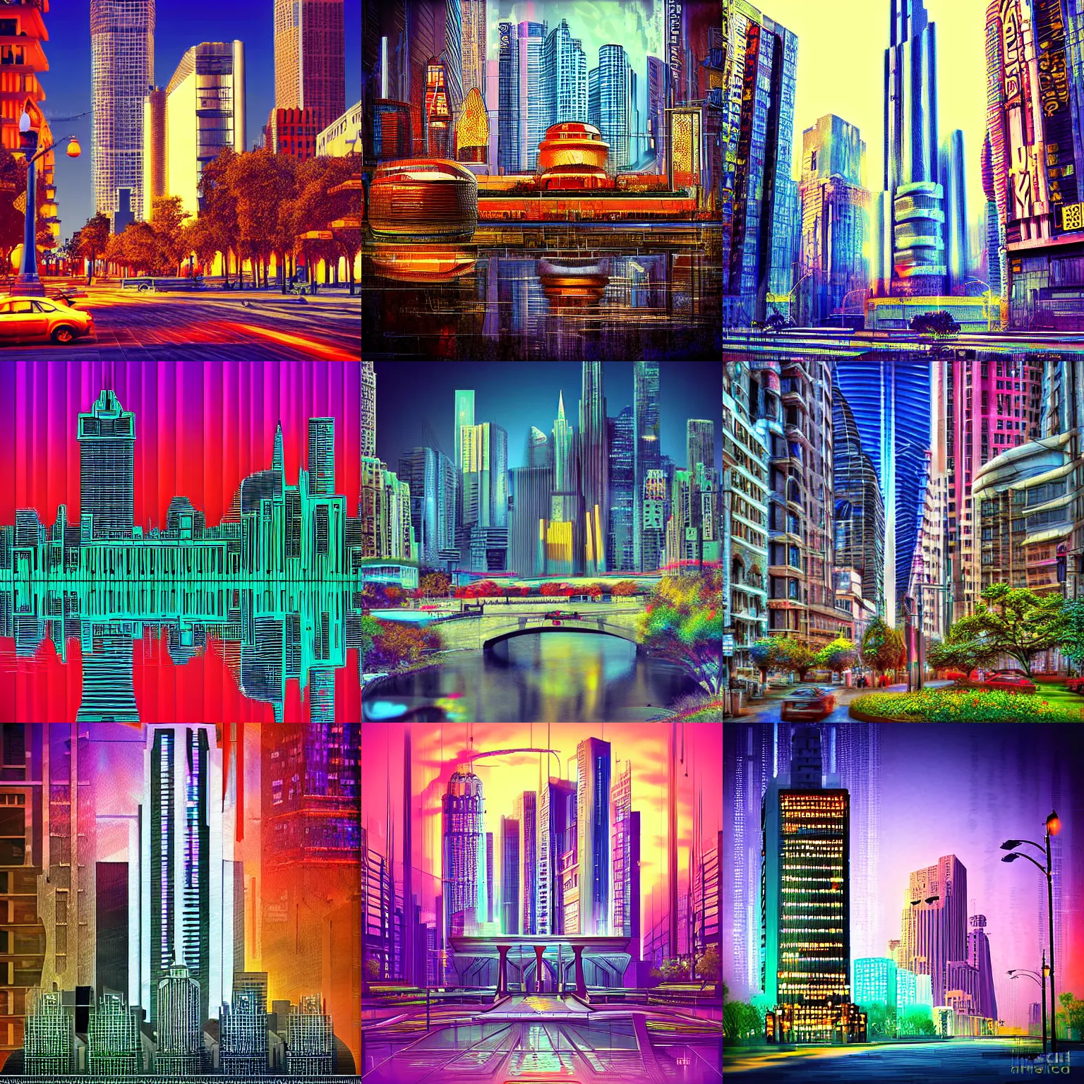 Futuristic Art Deco Architecture Realistic 4k Stable Diffusion