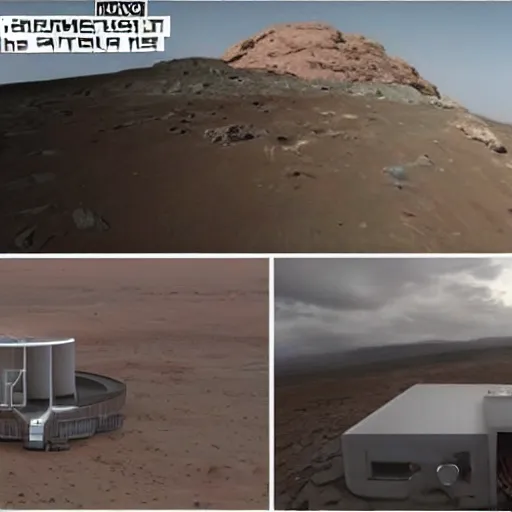 Image similar to Elon musk selfie futuristic house on mars