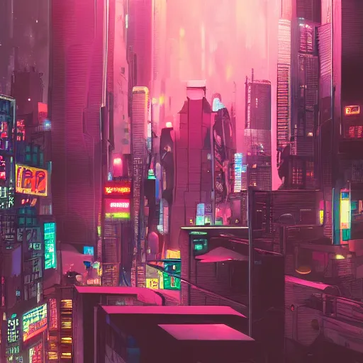 cyberpunk city, neo tokyo, social realism, view from | Stable Diffusion ...