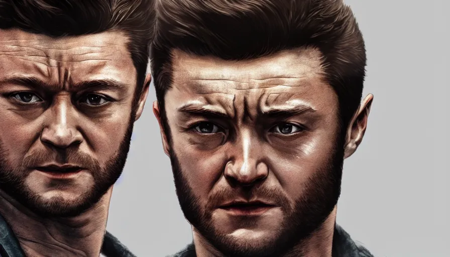 Image similar to taron egerton is wolverine, hyperdetailed, artstation, cgsociety, 8 k