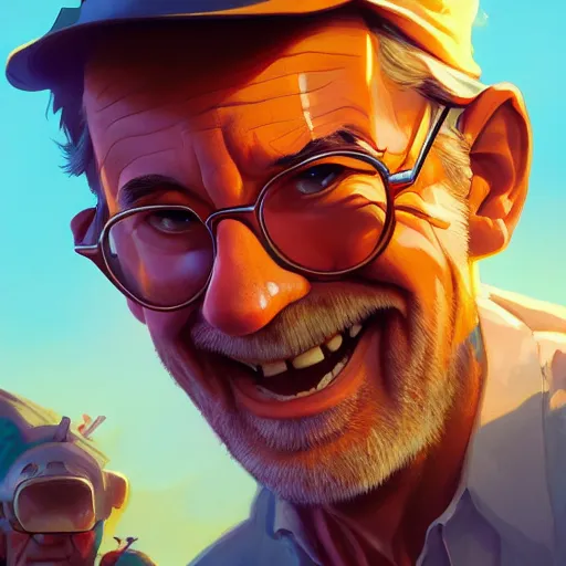 Image similar to hero world steven spielberg, behance hd by jesper ejsing, by rhads, makoto shinkai and lois van baarle, ilya kuvshinov, rossdraws global illumination