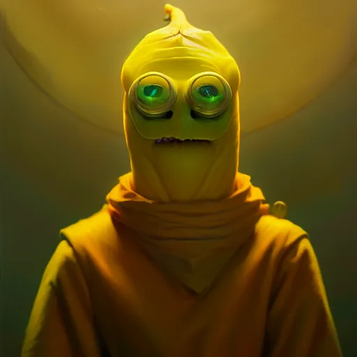 Image similar to portrait of lemongrab in unnaceptable conditions, ultra high detailed, oil painting, greg rutkowski, charlie bowater, yuumei, yanjun cheng, unreal 5, daz, hyperrealistic, octane render, rpg portrait, dynamic lighting