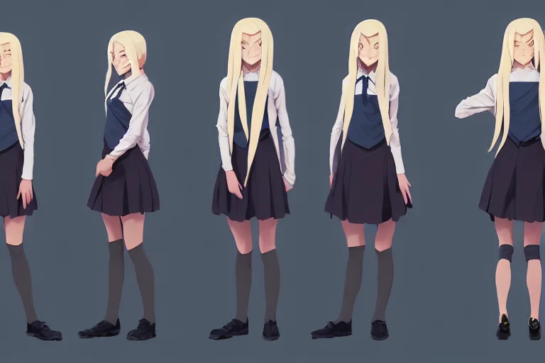 ArtStation  character concept gamecomicmangaanime styles CHARACTER SHEET