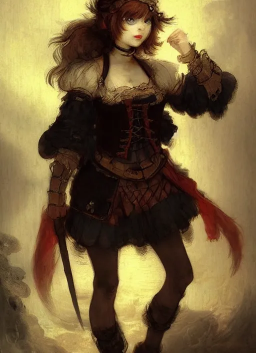 Prompt: concept art of comiket cosplay, pinterest, artstation trending, behance, highly detailed, by rembrandt, by joseph mallord william turner, misa amane