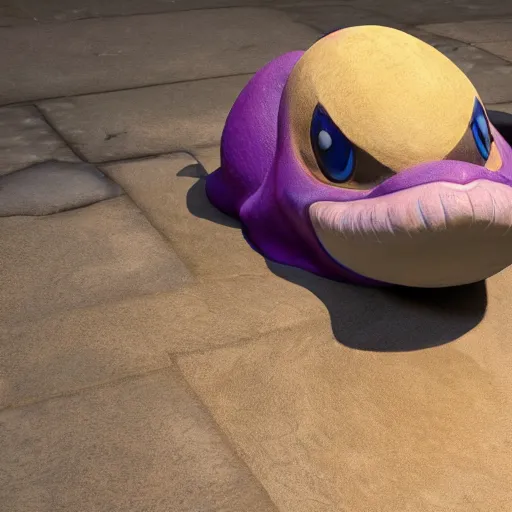 Prompt: the pokemon muk in real life, photorealistic unreal engine 5 render,