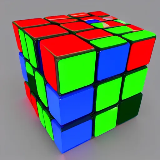 Prompt: a cube in 5 dimensions