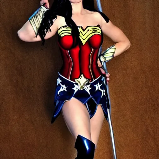 Image similar to Goth Wonder Woman