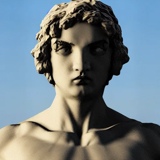 Prompt: a fragment of a greek statue, art by dustin nguyen, 4 k resolution, trending on artstation