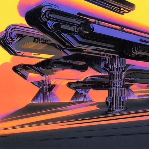 Image similar to fight for control of the mainframe sci-fi art by syd mead concept art