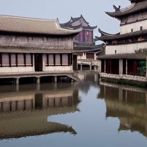 Image similar to wuzhen of china by martin rico y ortega