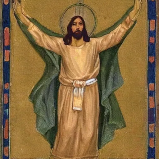 Image similar to jesus as a muslim