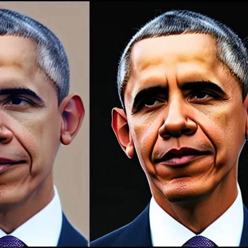 Image similar to white barack obama,