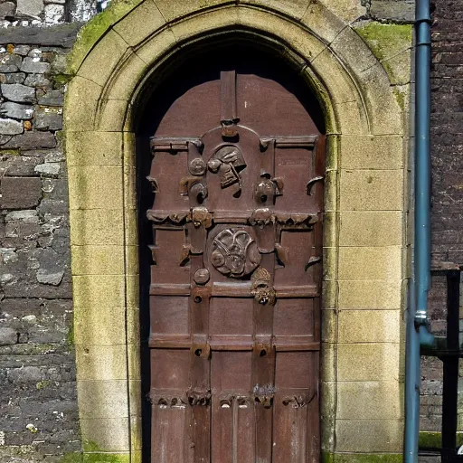 Prompt: britain oldest anglo - saxon door