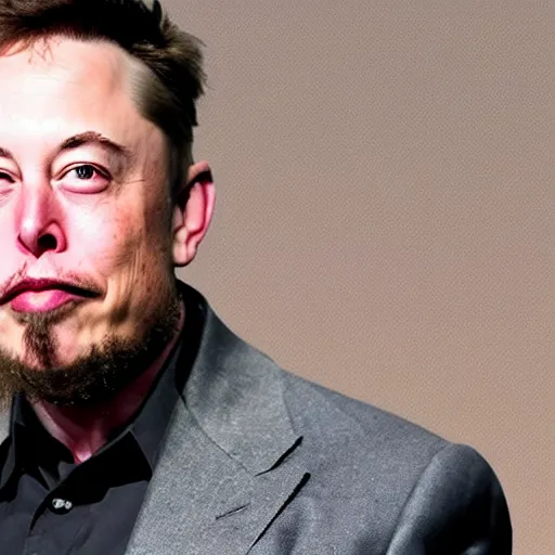 Image similar to bearded elon musk