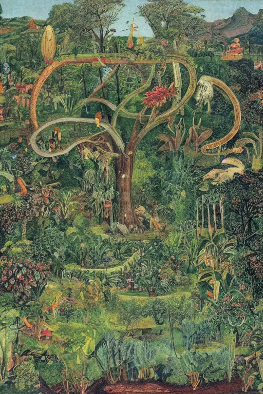 Image similar to photograph of garden of eden