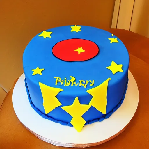 Image similar to chinese knockoff bat superhero birthday cake,