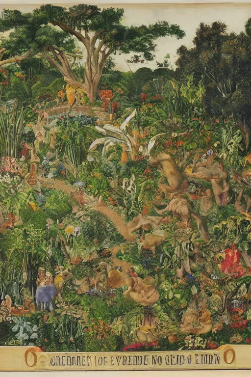 Image similar to photograph of garden of eden