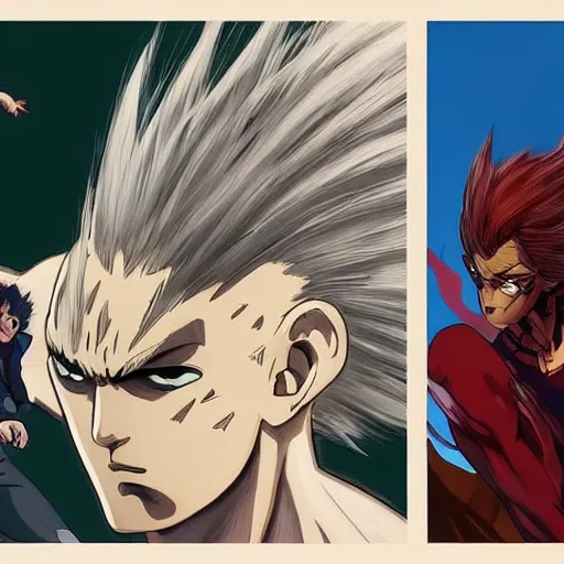 Gogeta (DBZ) VS Garou (One Punch Man)