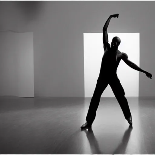 Image similar to Samuel L. Jackson as a ballerina, dancing gracefully, studio lighting