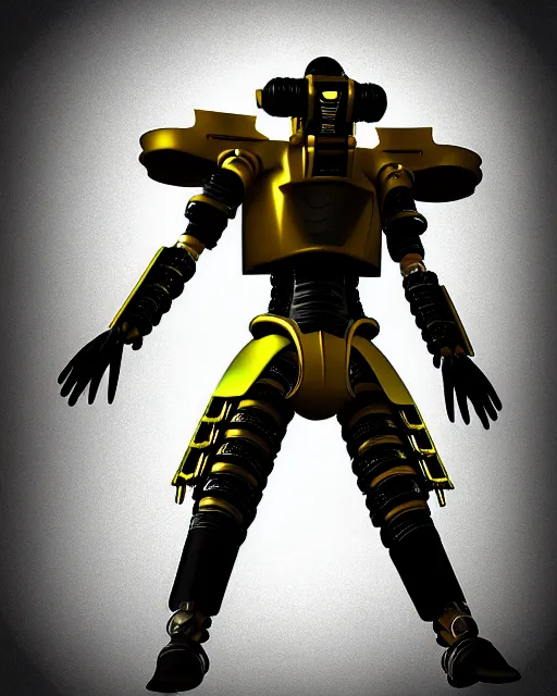 Image similar to the cyberpunk samurai made out of silky pearl smoke, cyrax cyberpunk steampunk robot 3 d digital art