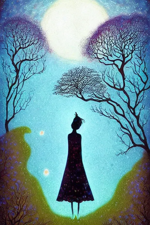 Image similar to surreal neil gaiman's sandman, nostalgia for a fairytale, magic realism, flowerpunk, mysterious, vivid colors, by andy kehoe, amanda clarke