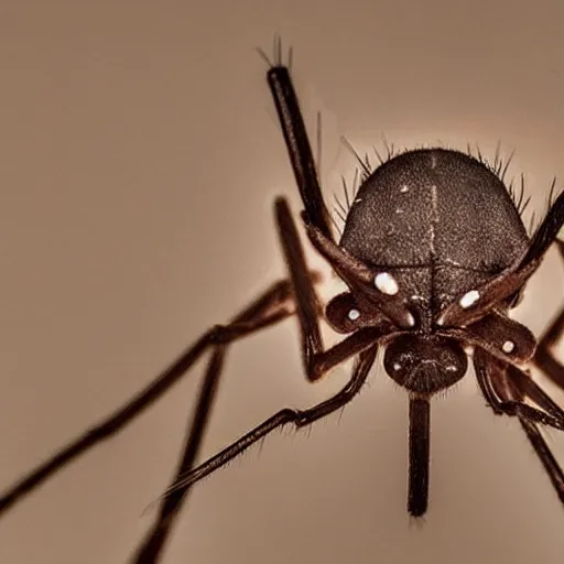 Prompt: a sharply detailed, focus-stacked, microscopic close-up of a mosquito with George Washington's head