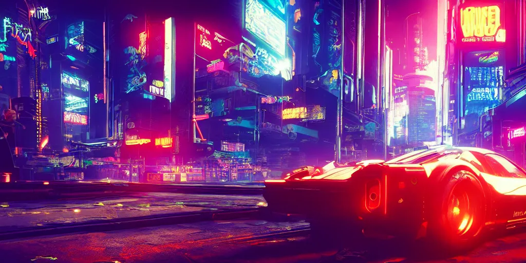 Image similar to elmo!! in cyberpunk 2 0 7 7 night city wallpaper rendering, digital art