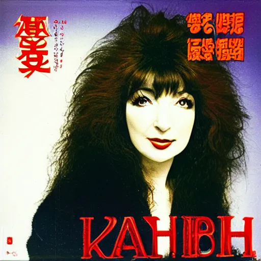 Image similar to kate bush, japanese album cover