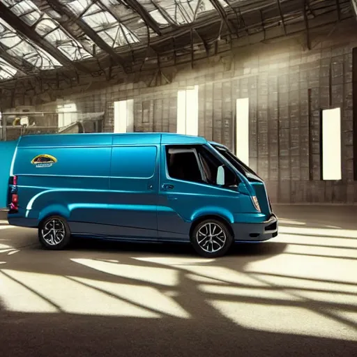 Image similar to A van designed and produced by Lamborghini, promotional photo