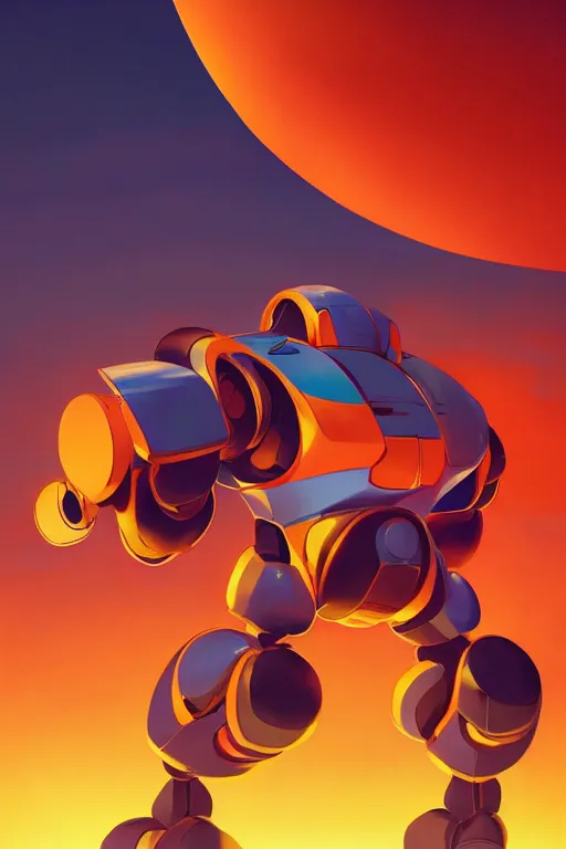 Image similar to metabots medabots medarotto medarot robot minimalist comics, behance hd by jesper ejsing, by rhads, makoto shinkai and lois van baarle, ilya kuvshinov, rossdraws global illumination ray tracing hdr radiating a glowing aura