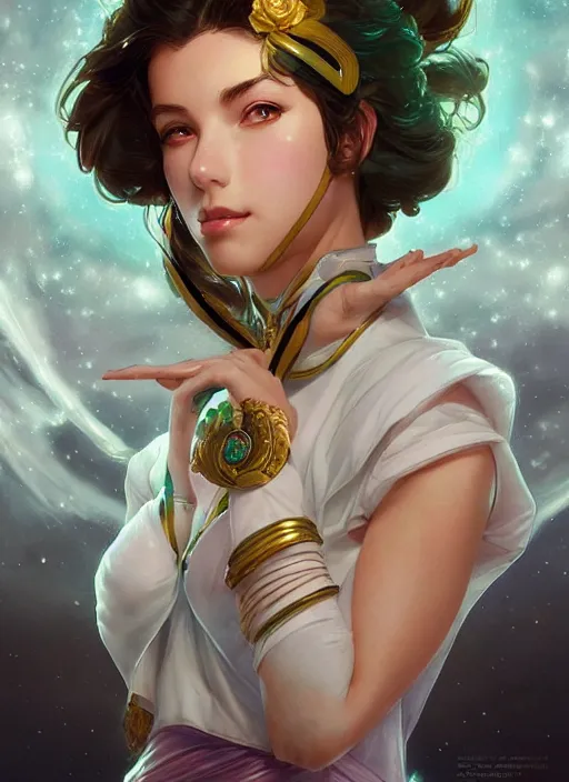 Prompt: symmetry!! portrait of sailor jupiter!! intricate, elegant, highly detailed, digital painting, artstation, concept art, smooth, sharp focus, illustration, art by artgerm and greg rutkowski and alphonse mucha, 8 k