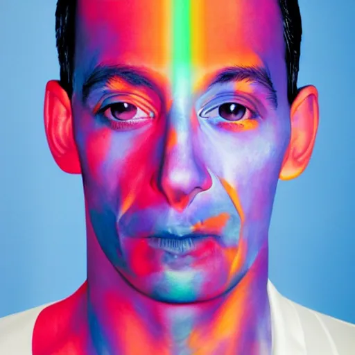Prompt: Liminal space in outer space by Martin Schoeller and Felipe Pantone
