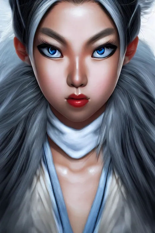 Image similar to Chun-Lil , Street Fighter , pretty face, ultra detailed, digital art, 8k ,character ,realistic, portrait, hyperrealistic