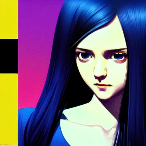 Prompt: famous young actress with bored eyes and dark circles staring into your soul. underground box office hit, comedy and seventies italian horror movie, unreal engine, intricate, ultra detailed 8 k, ambient occlusion, best, cool, extremely beautiful and aesthetic shape of face and neck, art by hiroaki samura and ilya kuvshinov and rossdraws andy warhol