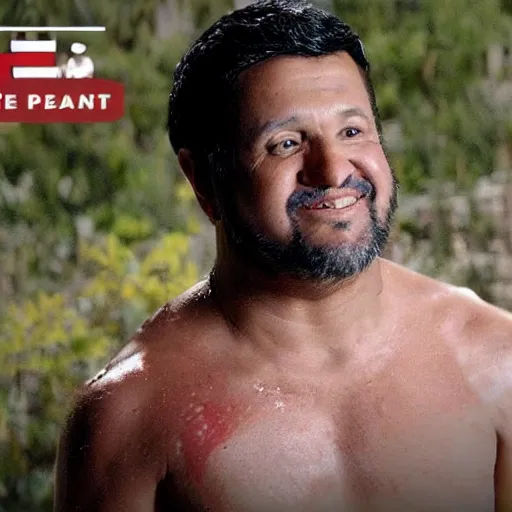 Image similar to terry cruz in the weirdest old spice commercial you've ever seen