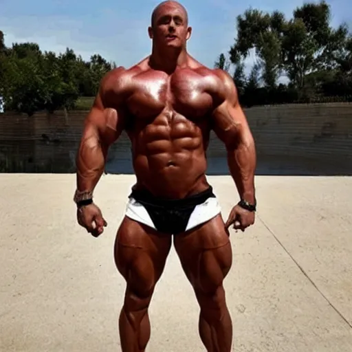 Image similar to most muscular guy in the world