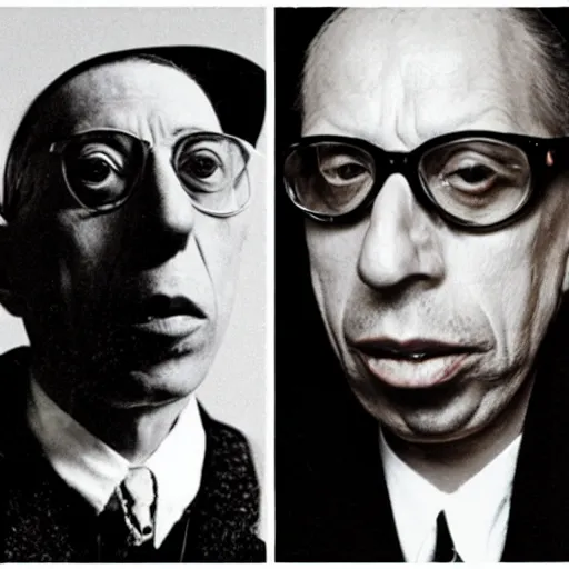 Prompt: Igor Stravinsky as a rapper from the 90's