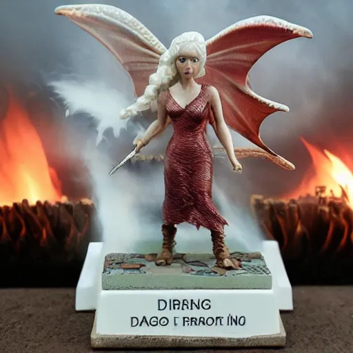 Image similar to Daenerys Targaryen breathing fire dragon Sydney burning w-768