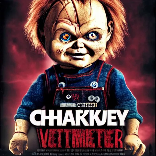Image similar to Chucky versus Puppet Master movie poster