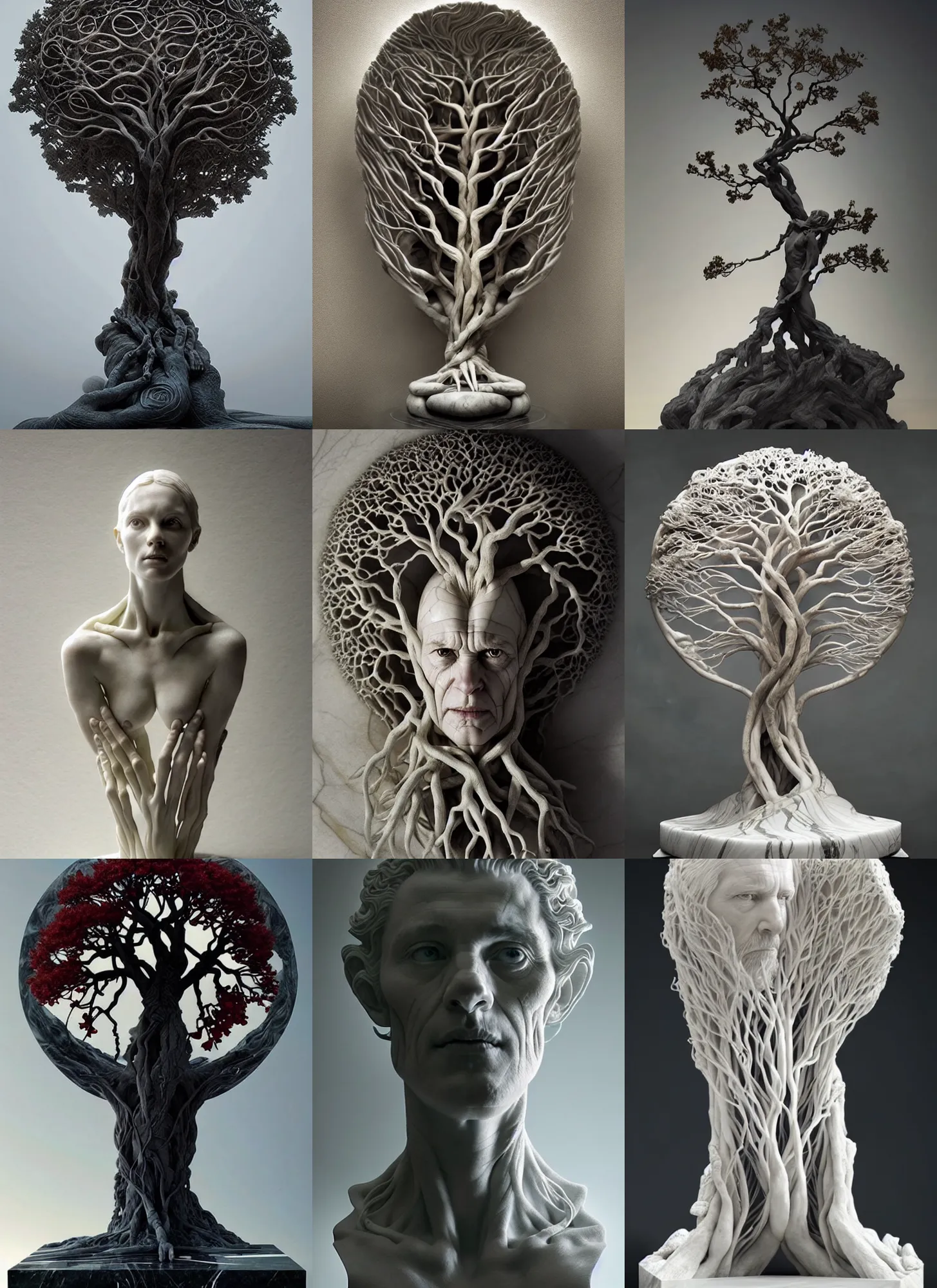 Tree best sale sculpture clay