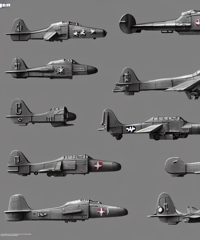 Image similar to 2 d shooter game concept art sprite sheet!!!, 1 9 4 2 wwii combat plane outer space concept art, hyperrealism, fine detail, 8 k, 3 d render, artgerm, artstation contest winner, cgsociety, cryengine, zbrush, vray, no background