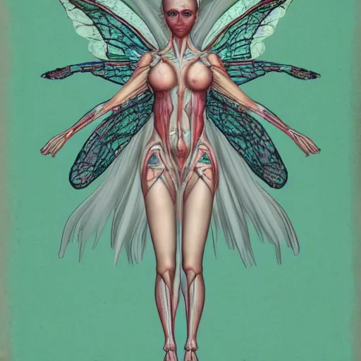 Prompt: anatomy of a fairy